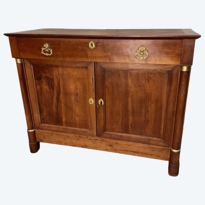 Credenza d'epoca Impero/Restaurazione in noce massiccio – XIX secolo