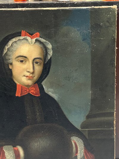 Portrait of a Woman in a Sleeve, oil on canvas, late 18th century – 18th-century portraits