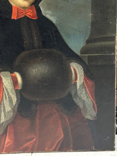 Portrait of a Woman in a Sleeve, oil on canvas, late 18th century – 18th-century portraits