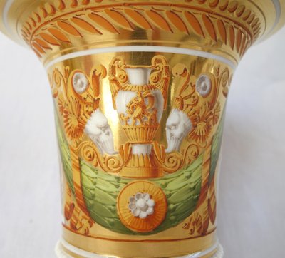 Paire de cache-pots d'époque Restauration attribuée à Schoelcher - vers 1820