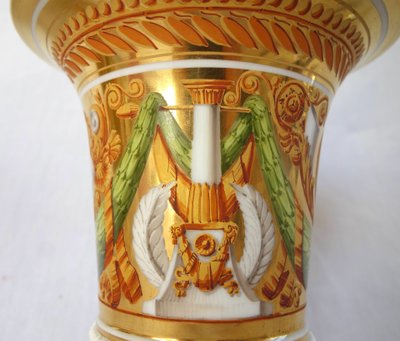 Paire de cache-pots d'époque Restauration attribuée à Schoelcher - vers 1820