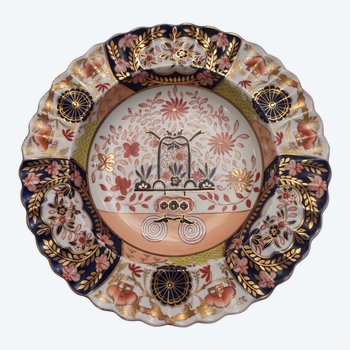 English porcelain soup plate