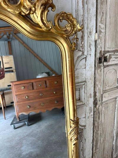 Louis XV Rococo-style mirror, circa 1880