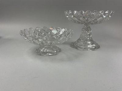 Baccarat-Coupé mit Stiel, Modell mit Diamantspitze