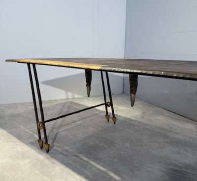 Sculpturale Table à manger de Jean-Jacques ARGUEYROLLES France 1990 
