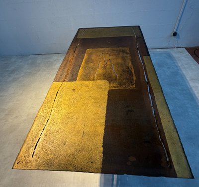 Sculpturale Table à manger de Jean-Jacques ARGUEYROLLES France 1990 