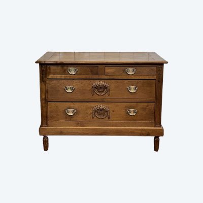 Commode en chêne début XXème