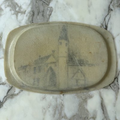 Tablett aus Glasfaser von Bernard Buffet, Frankreich