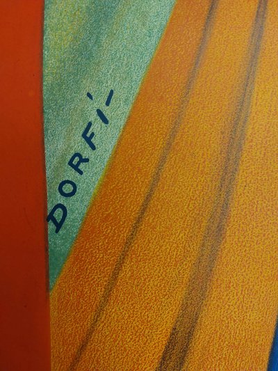 DORFI - (1881 - 1976) - L'Alsacienne - Affiche publicitaire entoilée