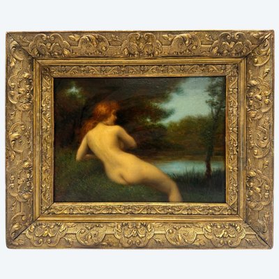 Jules Armand HANRIOT, Reclining Nude Woman