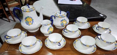 Servizio da caffè in porcellana di Limoges di B&C – modello “La Maîtrise”.