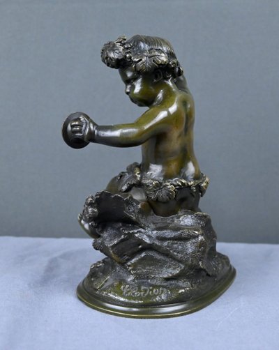 Bronze sculpture "Bacchus with Cymbals" after Clodion - 2nd half of the 19th century