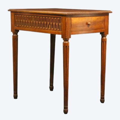 Petite table Louis XVI XVIIIᵉ siècle  Noyer 