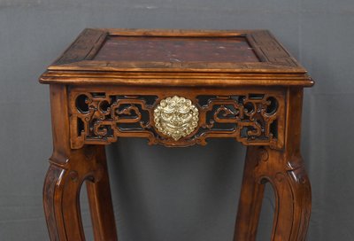 Asian side table, in the style of Gabriel Viardot - Late 19th century