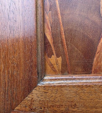 Louis Majorelle Cabinet de Collectionneur Art Nouveau "Aux Blés"