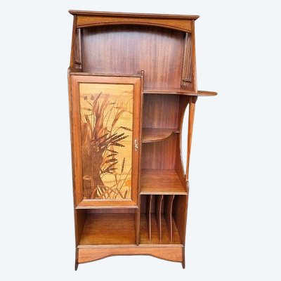 Louis Majorelle Cabinet de Collectionneur Art Nouveau "Aux Blés"