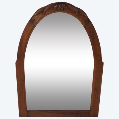 Miroir Art Déco en noyer