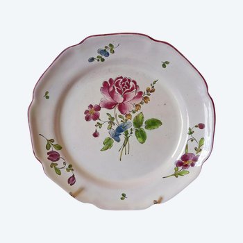 Earthenware plate : Niderviller.