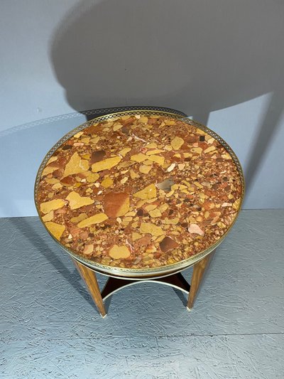 Table Bouillotte De Style Louis XVI