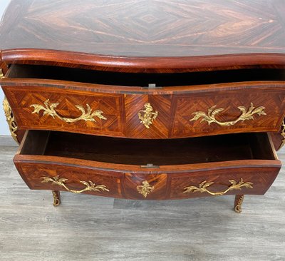 Commode De Style Louis XV Vers 1900