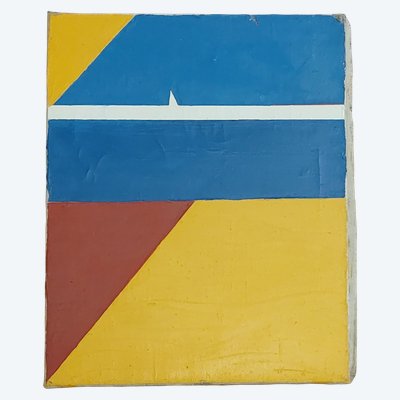 Michel HANNECART - (1945 - ..) - Collioure - huile sur toile - 1987