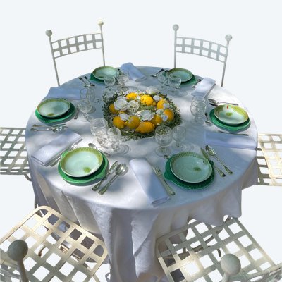 Table complète pour 6 personnes