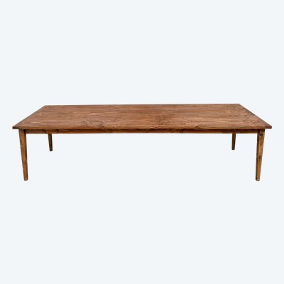 Tavolo XXL in legno massello di pino, circa 1970