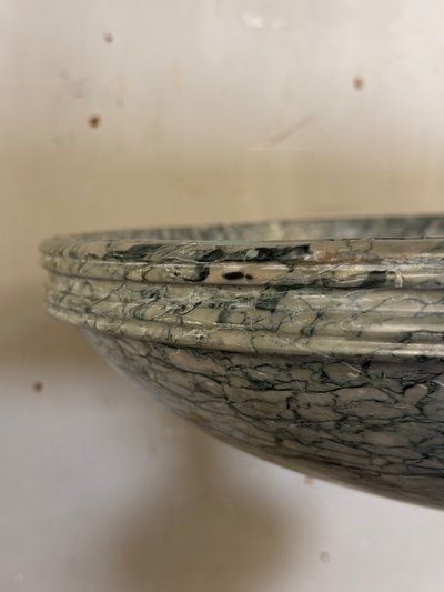 Footed cup, marble Campan marble bowl circa 1880