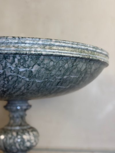 Footed cup, marble Campan marble bowl circa 1880