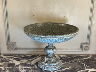 Footed cup, marble Campan marble bowl circa 1880