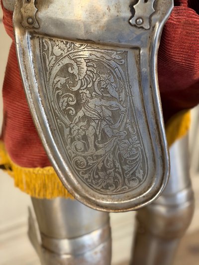 Rüstung im spanischen Stil, um 1880