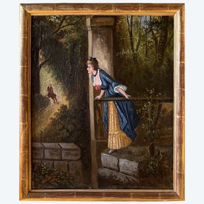 Le Départ, Scène Galante XIXème
