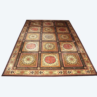 Tapis style Empire en pure laine époque 20ème d : 294 x 202 cm