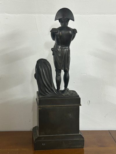 Antique bronze library sculpture of Napoleon Bonaparte - Napoleon I Empire, circa 1840-50