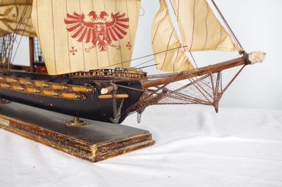 Maquette de frégate espagnole du XVIIIe siècle – vers 1970