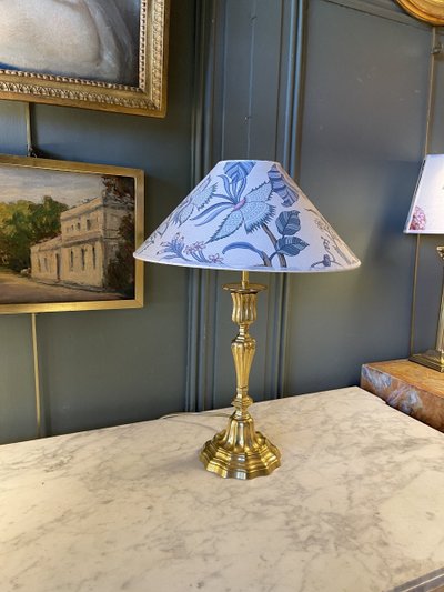 Gilt bronze lamp by Maison Gagneau, Paris