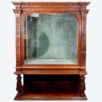 Renaissance Carved Showcase Nineteenth Time