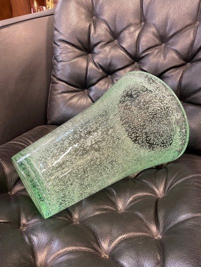 Daum Nancy - Large bubble-glass vase, circa 1950