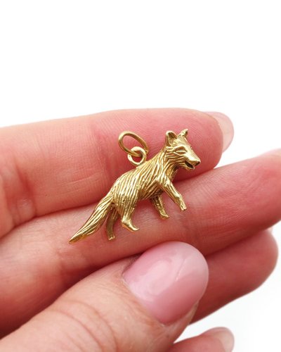 Mellerio dits Meller fox pendant in 18 karat gold 