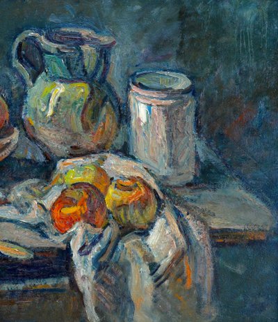 ARNAUD Marcel (1877-1956) "Natura morta con frutta" e "Natura morta con fiori" Aix Provenza Cézanne
