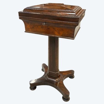 Coffre à bijoux Charles X en palissandre – vers 1825