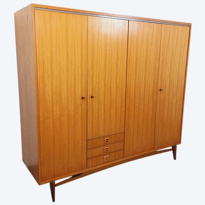 Armoire vintage scandinave en teck des années 60