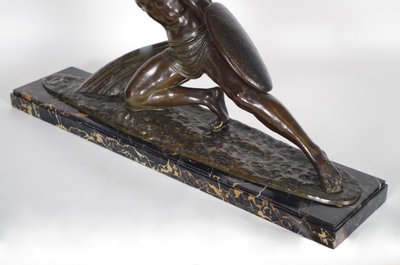Demetre Chiparus, Le Lanceur de javelot en bronze, vers 1930