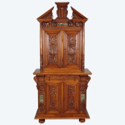 Renaissance-Kabinett mit den vier Jahreszeiten, im Stil von Honoré Dufin, um 1880