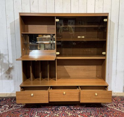 Barbuffet aus Teakfurnier aus den 1980er Jahren