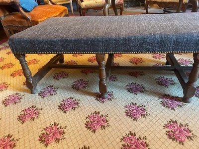 Large Louis XIII period kitchen bench