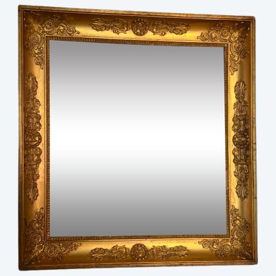 Consulate period frame with rich neoclassical decoration in the style of Percier and Fontaine.