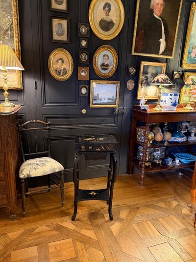 Lacquer and blackened wood worker, Napoleon III period
