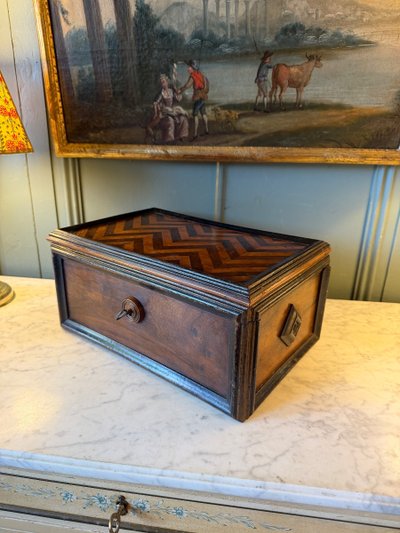 19th century marquetry box