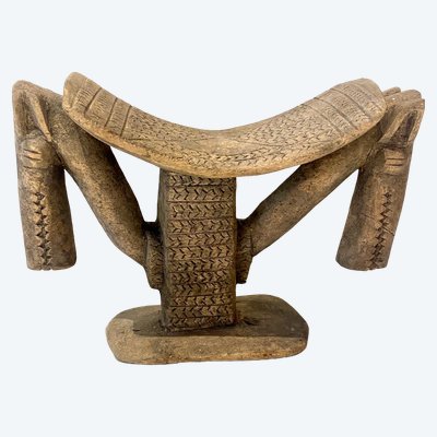 Appui-nuque DOGON en bois du Mali